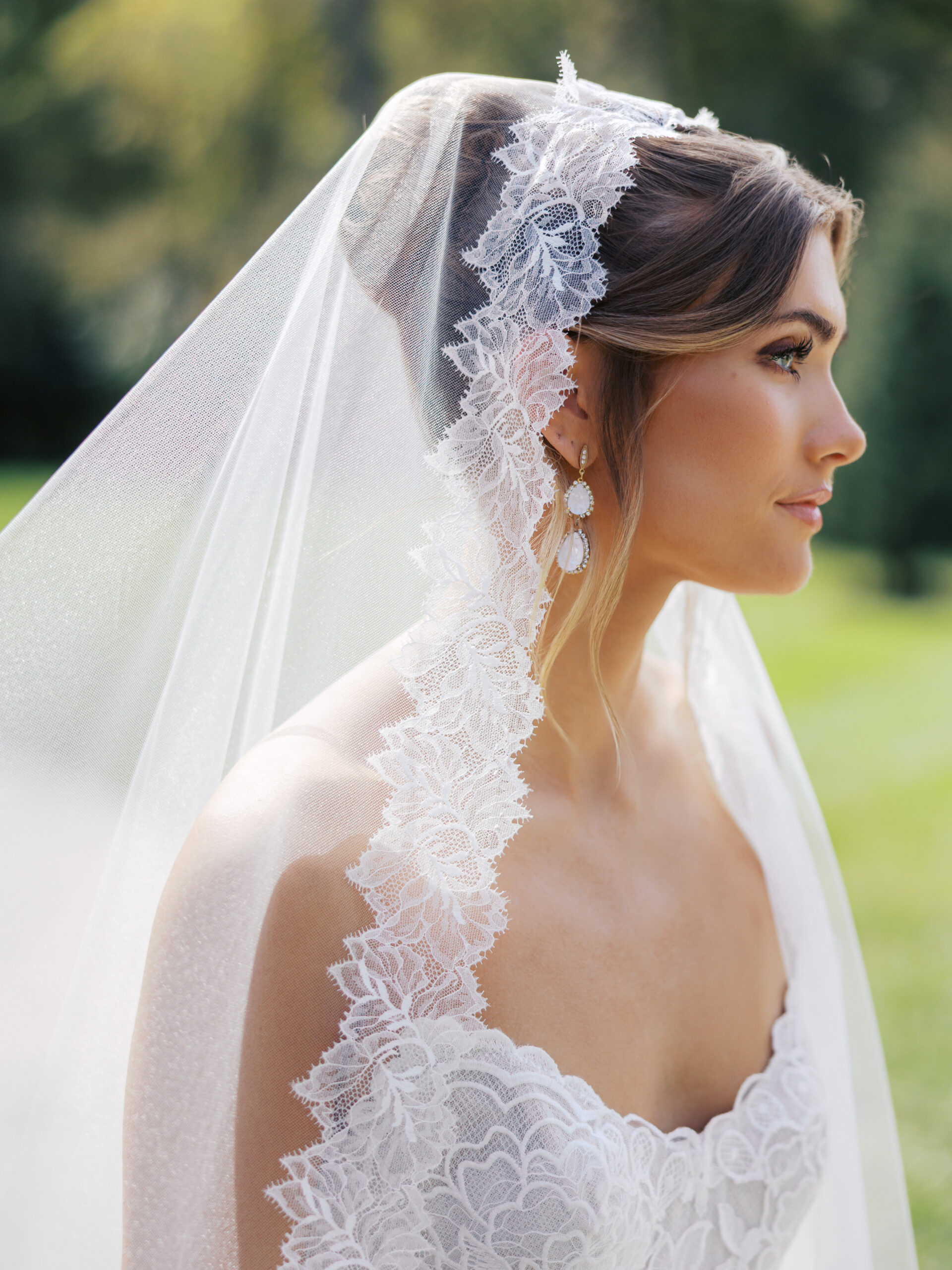 Couture tulle veil