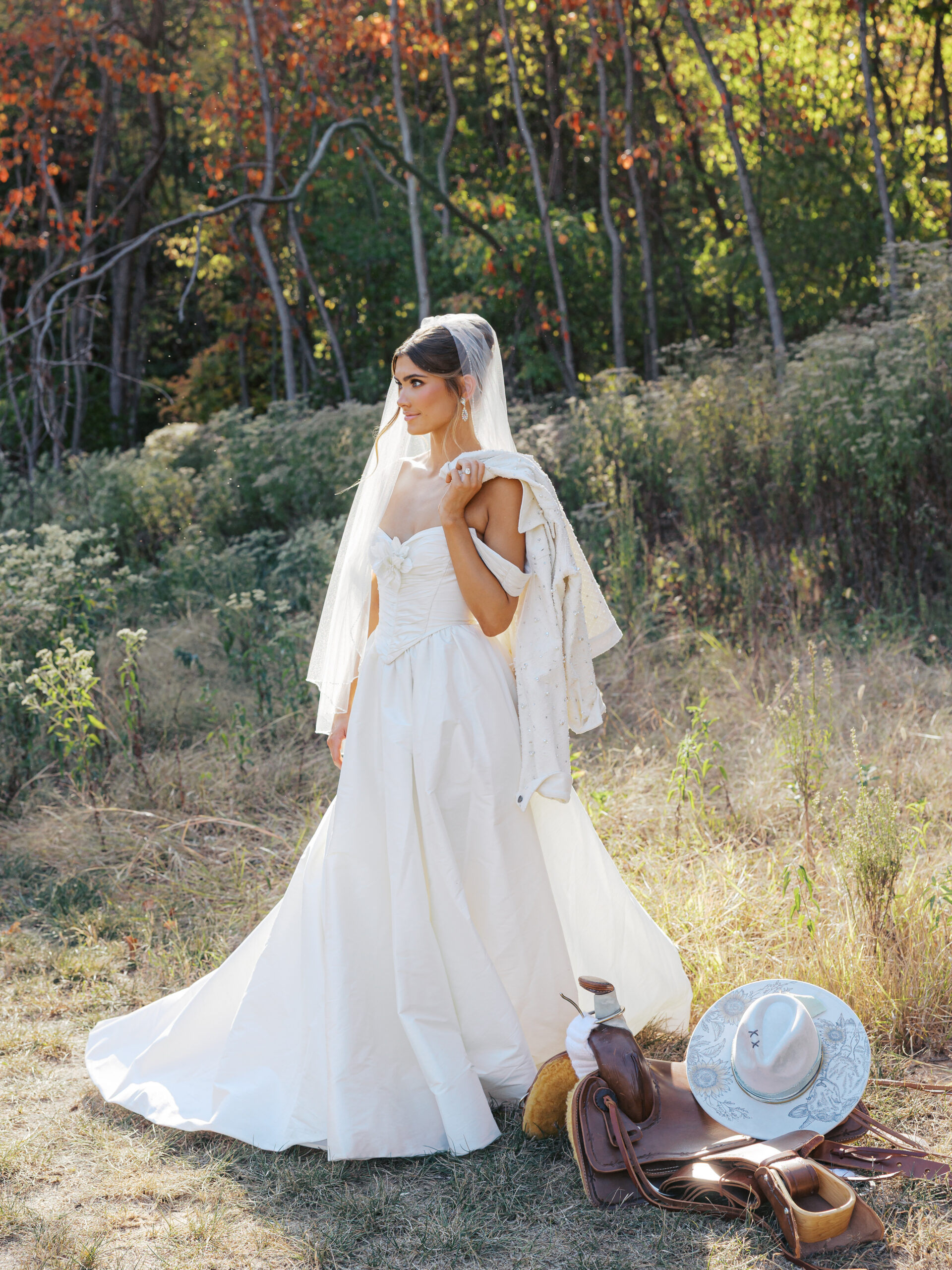 Romantic cathedral veil