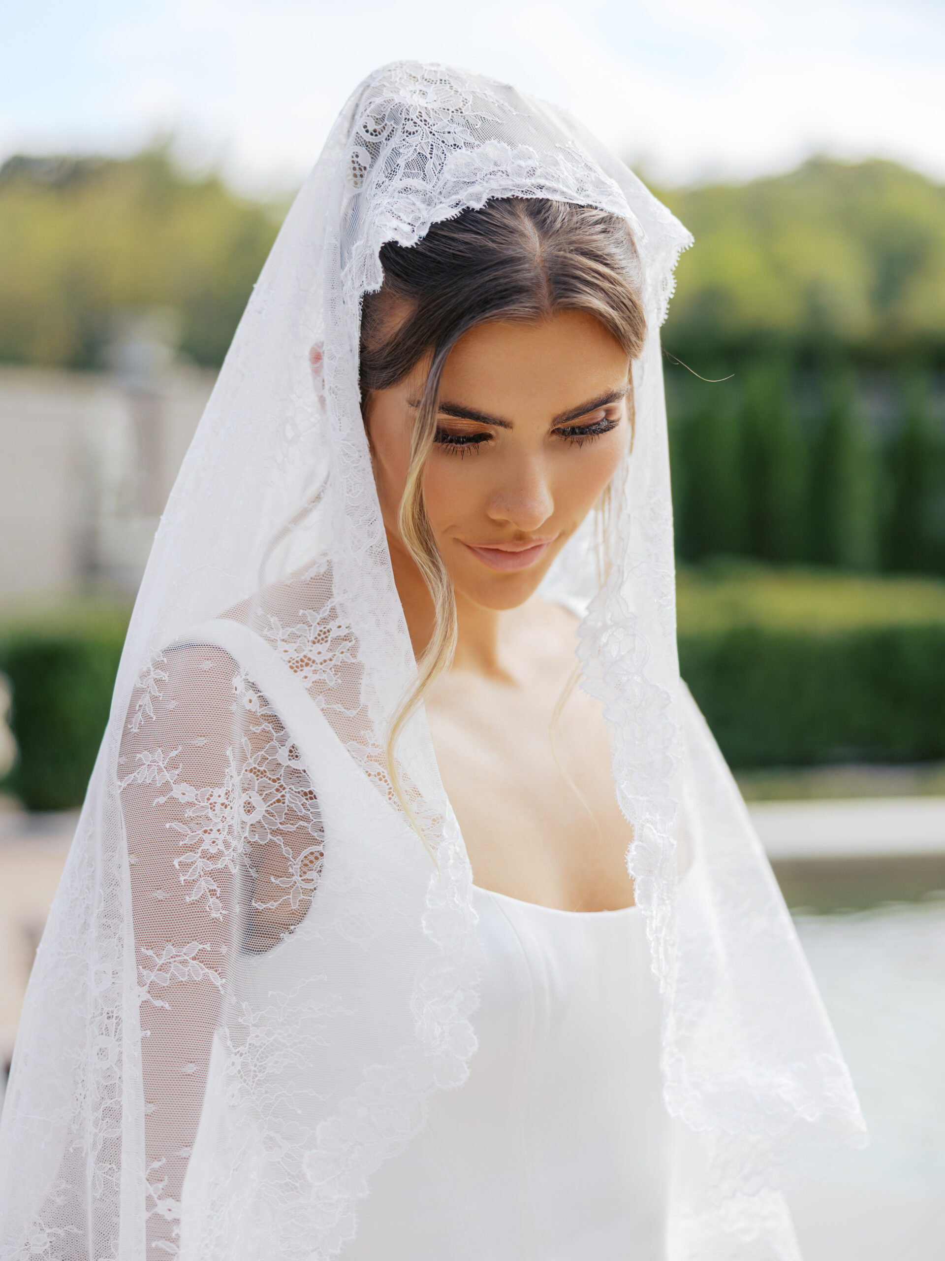 Luxury wedding veil